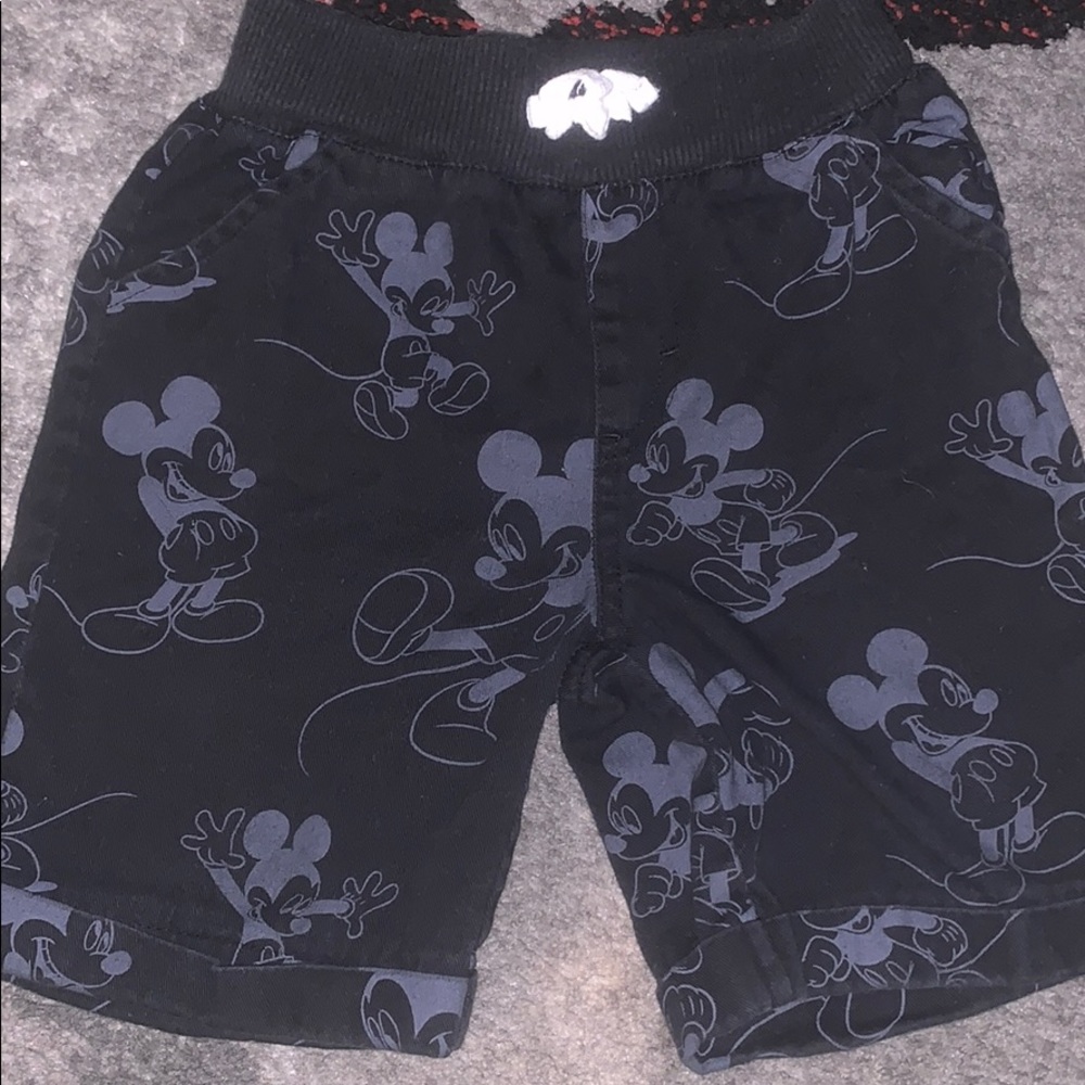 Disney Mickey print shorts toddler